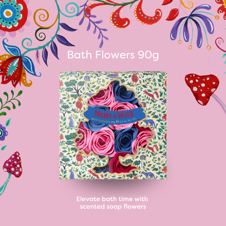 Merry and Wild Bath Flowers, 90g