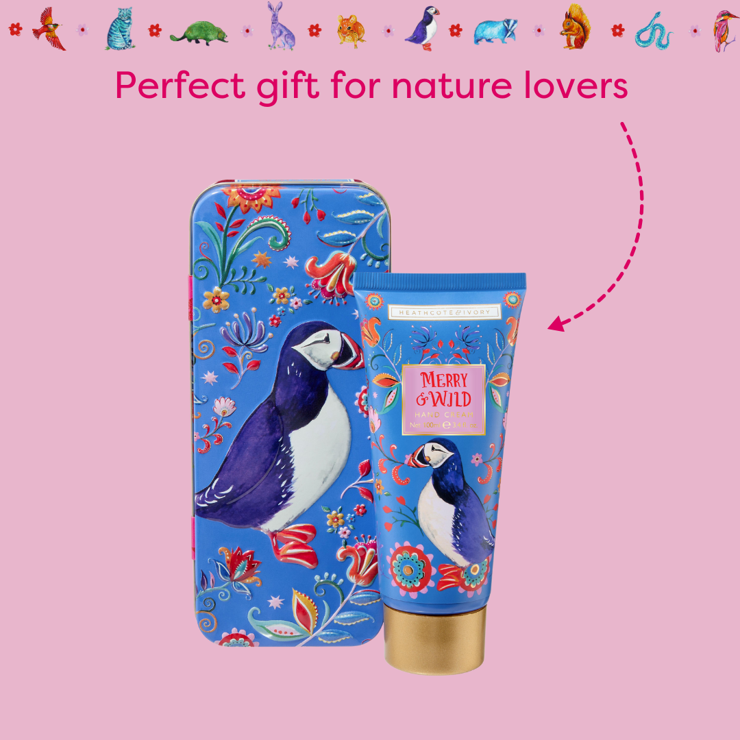 Merry and Wild Hand Cream in Tin Gift Set, 100ml