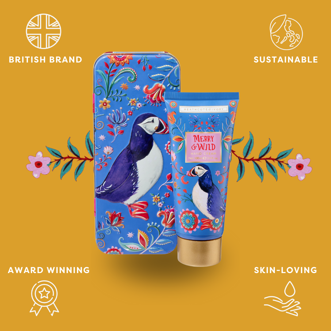 Merry and Wild Hand Cream in Tin Gift Set, 100ml