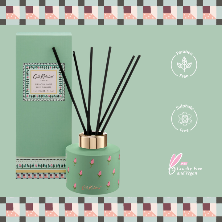 Home Fragrance Light Green Memory Lane Diffuser, 120ml