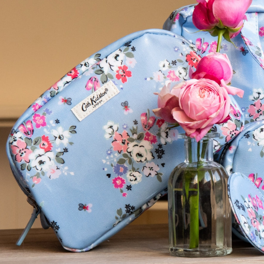 Make Up Bag with Mirror (Clifton Rose)