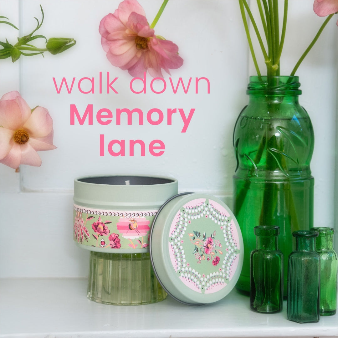 Memory Lane Candle Tin