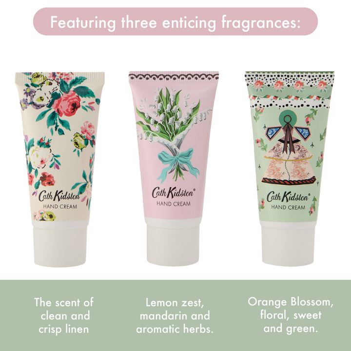 Wild Flowers Wild Women Hand Cream Trio, 3x 30ml