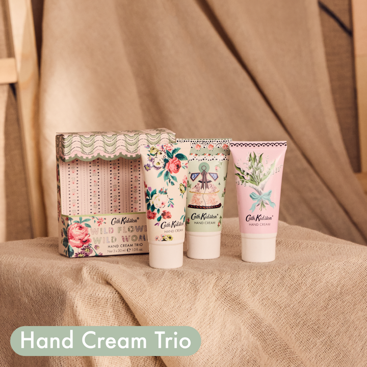 Wild Flowers Wild Women Hand Cream Trio, 3x 30ml