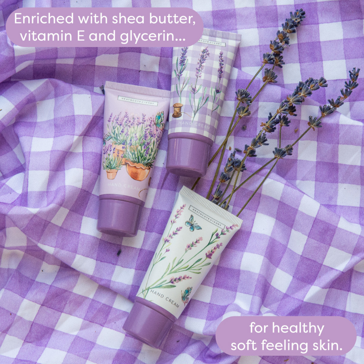 English Lavender Hand Cream Trio, 3x 30ml