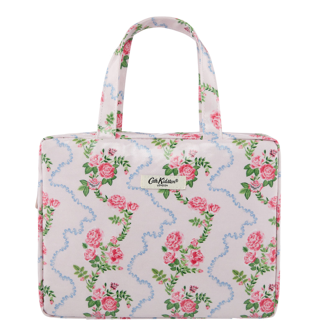 Flutter Rose Two Part Wash Bag with Handles