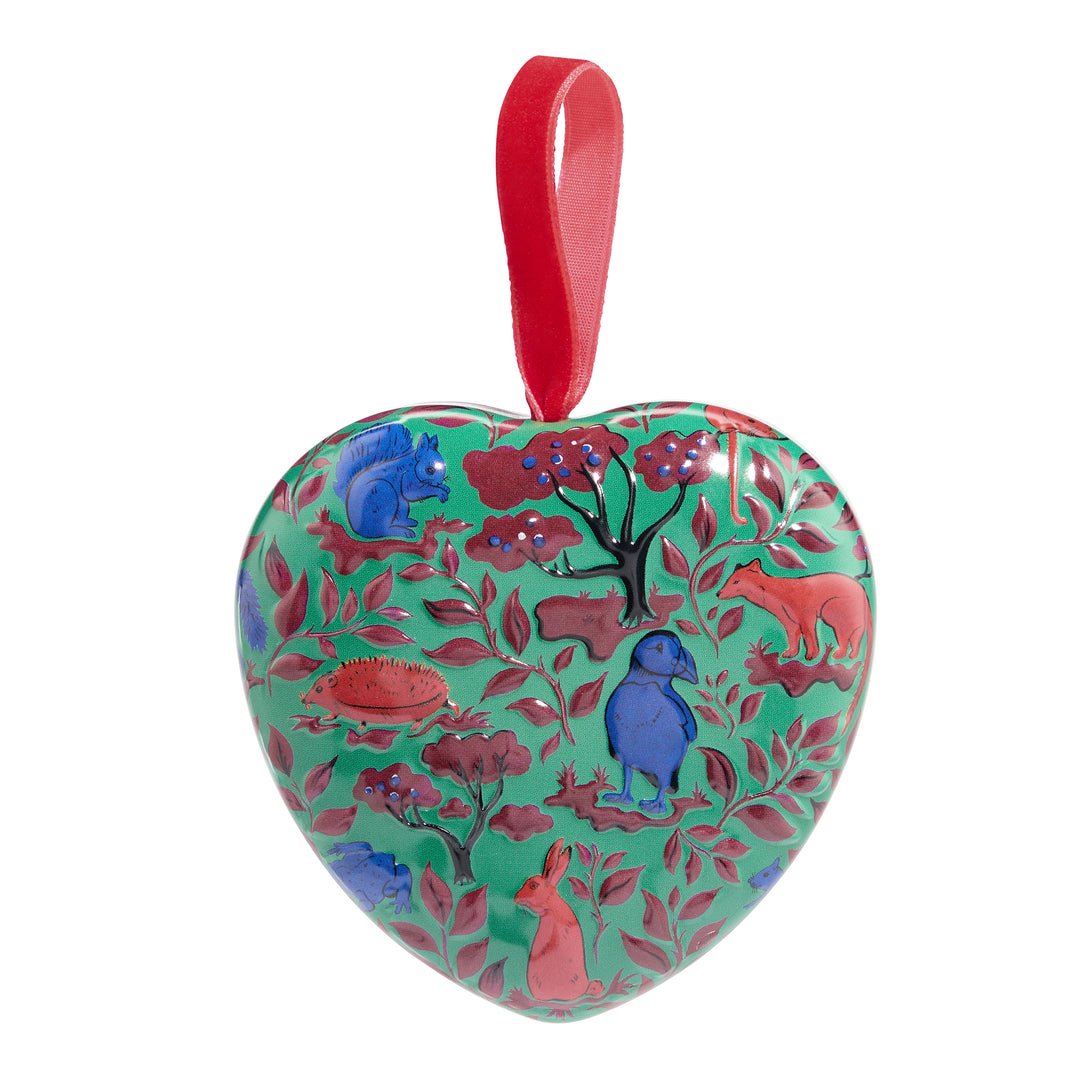 Merry and Wild Scented Soap in Heart Shaped Tin, 90g