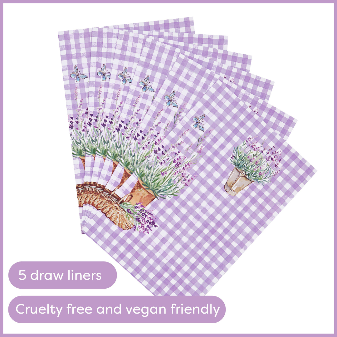 English Lavender Drawer Liners