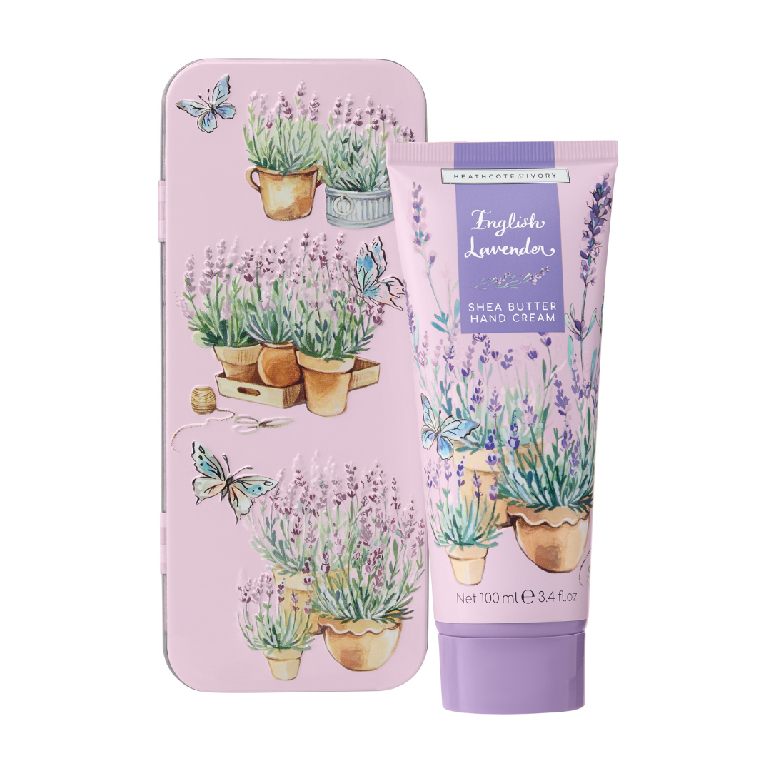 English Lavender Hand Cream in Tin, 100ml