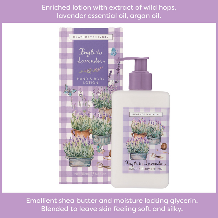 English Lavender Hand & Body Lotion, 250ml