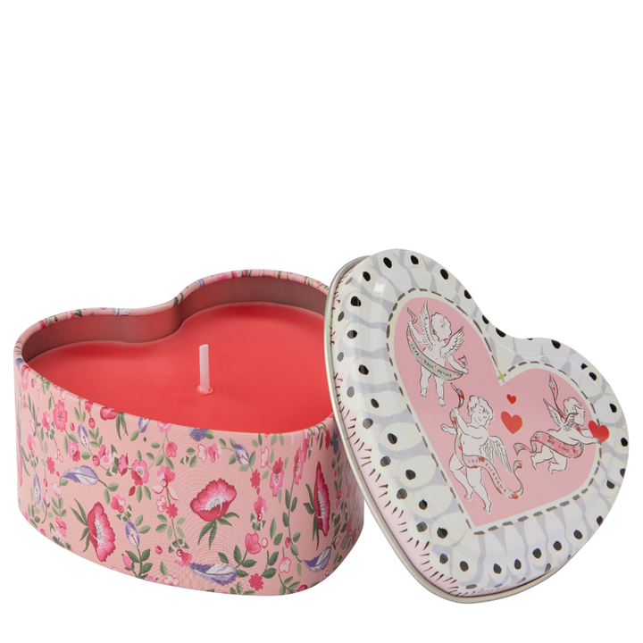 Wild Flowers Wild Women Heart Shaped Tin Candle, 100g