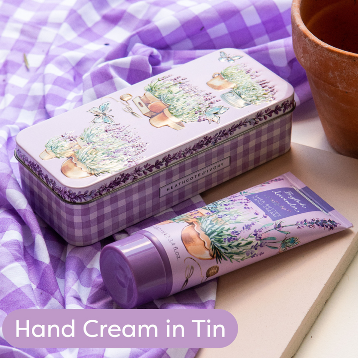 English Lavender Hand Cream in Tin, 100ml