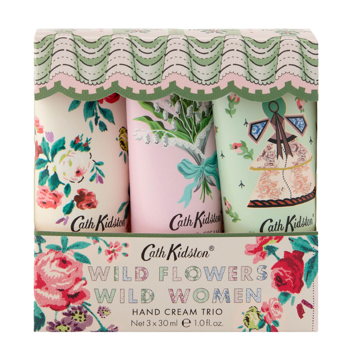 Wild Flowers Wild Women Hand Cream Trio, 3x 30ml