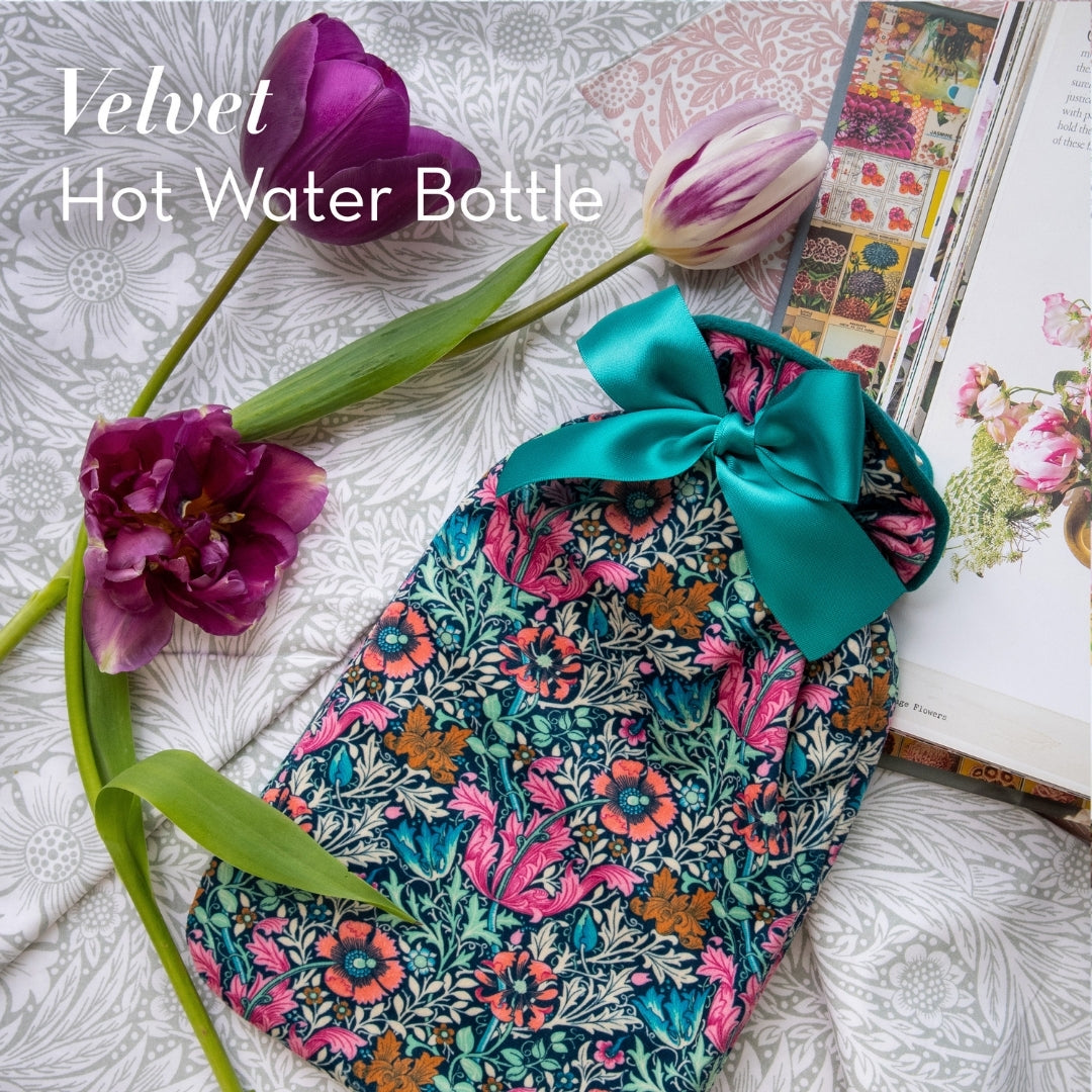 Beautiful Sleep Velvet Hot Water Bottle