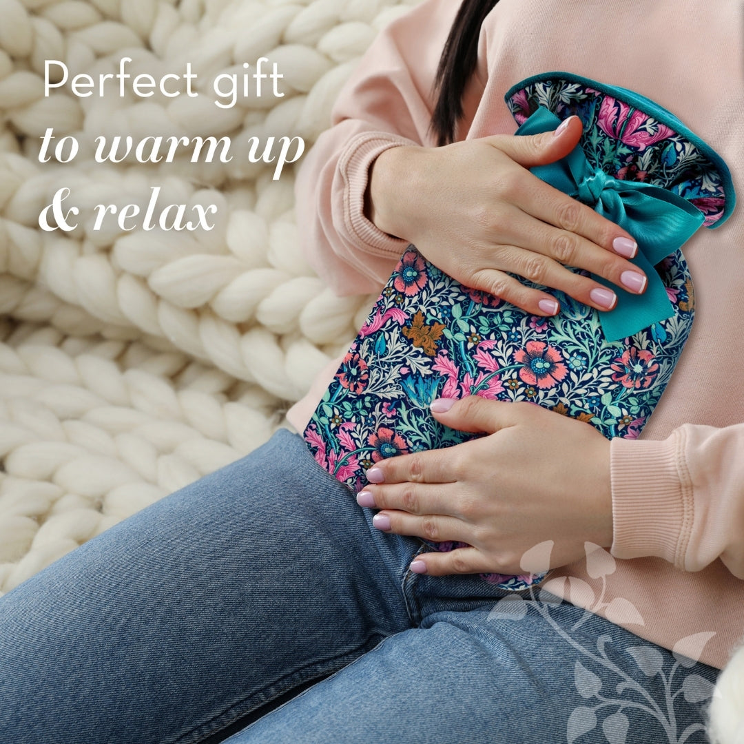 Beautiful Sleep Velvet Hot Water Bottle