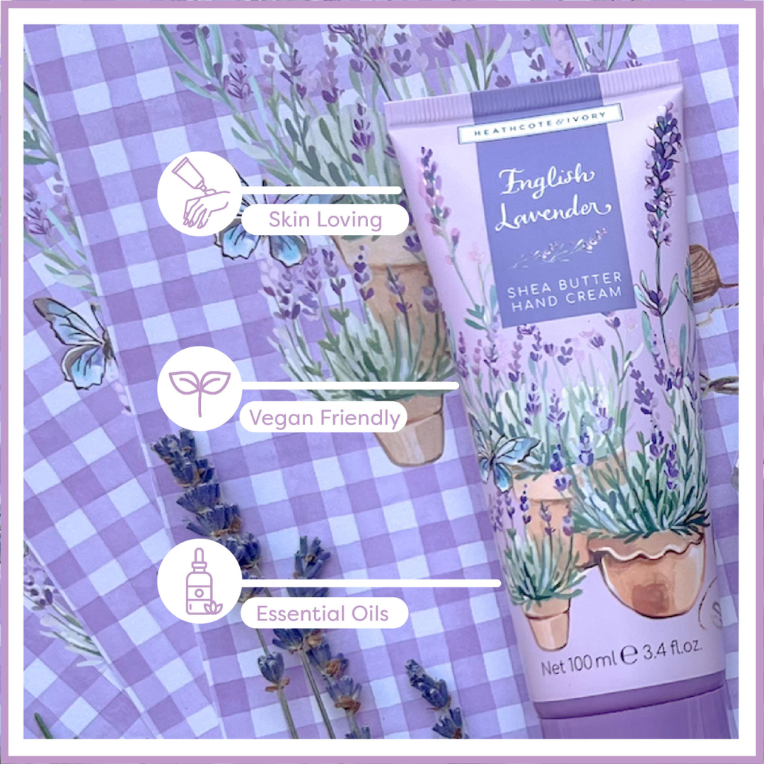 English Lavender Hand Cream in Tin, 100ml