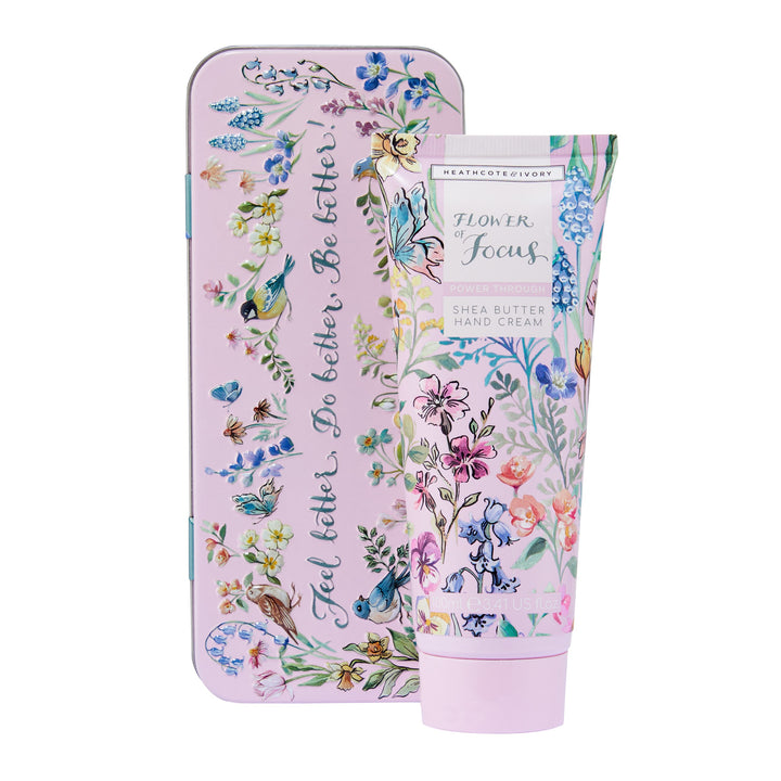 Flower of Focus Power Through Shea Butter Hand Cream - Heathcote & Ivory