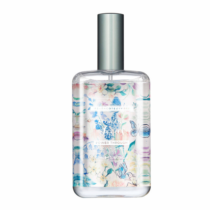 Flower of Focus Power Through Body + Space Mist - Heathcote & Ivory